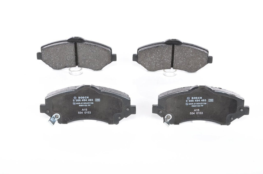 Bosch BP1414 Bremsbeläge - Vorderachse - ECE-R90 Zertifizierung - vier Bremsbeläge pro Set