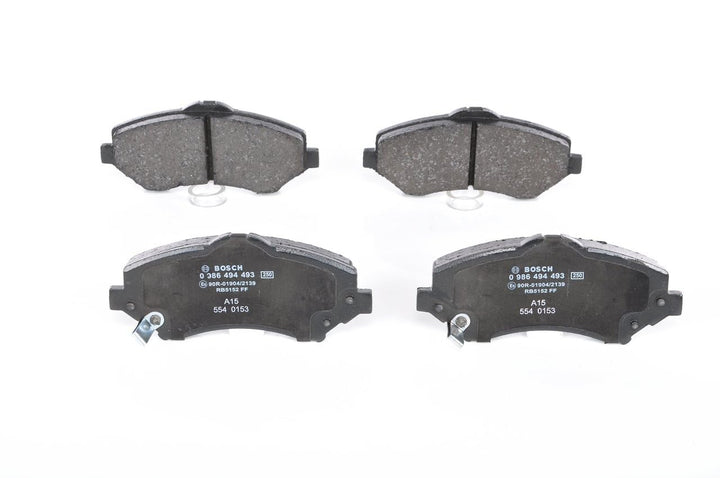 Bosch BP1414 Bremsbeläge - Vorderachse - ECE-R90 Zertifizierung - vier Bremsbeläge pro Set