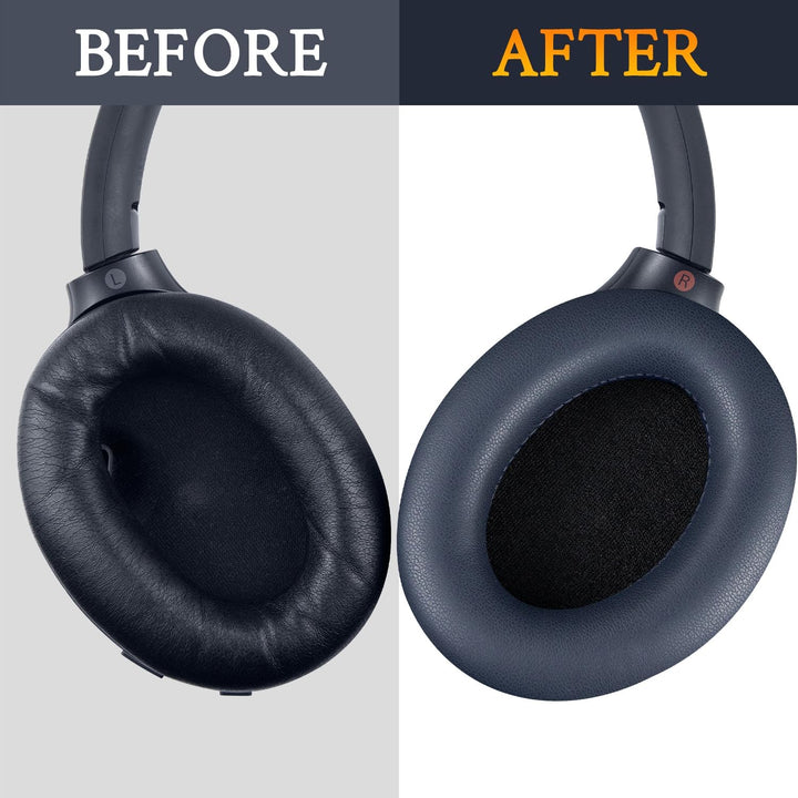 SOULWIT Professionelle Ersatz Ohrpolster für Sony WH-1000XM4 Over-Ear Kopfhörer mit Weichem Proteinl