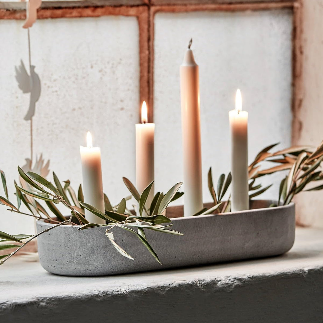 [SA2024/08] Kerzenständer, Marb, Grau