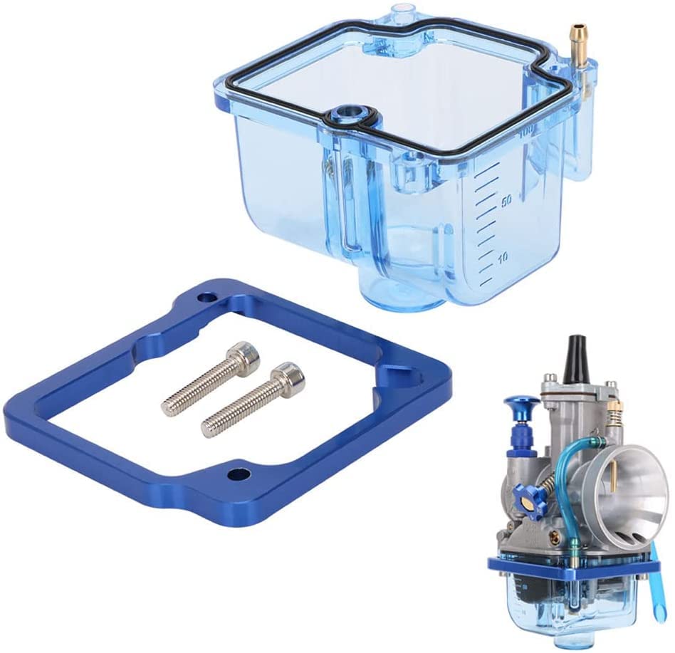 JFG RACING Motorrad-Vergaser, transparenter Boden, transparenter Schwimmer, für PWK 21 mm, 24 mm, 26