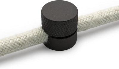 AMARCORDS - 10 Aluminium Deckenpins mit sichtbarer Kabelanpassung. Deckenbefestigung für Lampen und