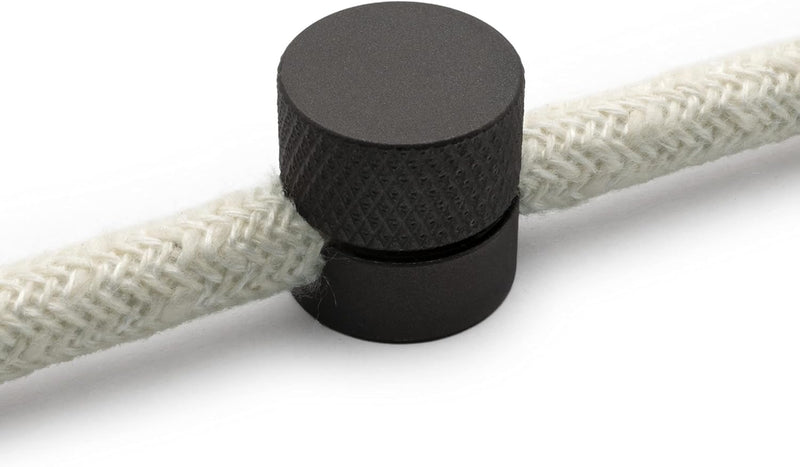 AMARCORDS - 10 Aluminium Deckenpins mit sichtbarer Kabelanpassung. Deckenbefestigung für Lampen und