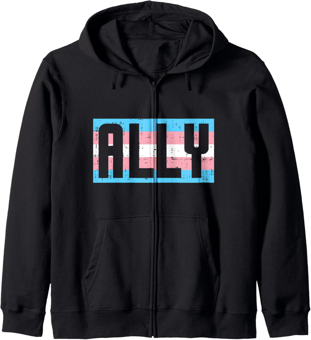 Ally Transgender Flag Transsexual Trans Pride LGBT Men Women Kapuzenjacke