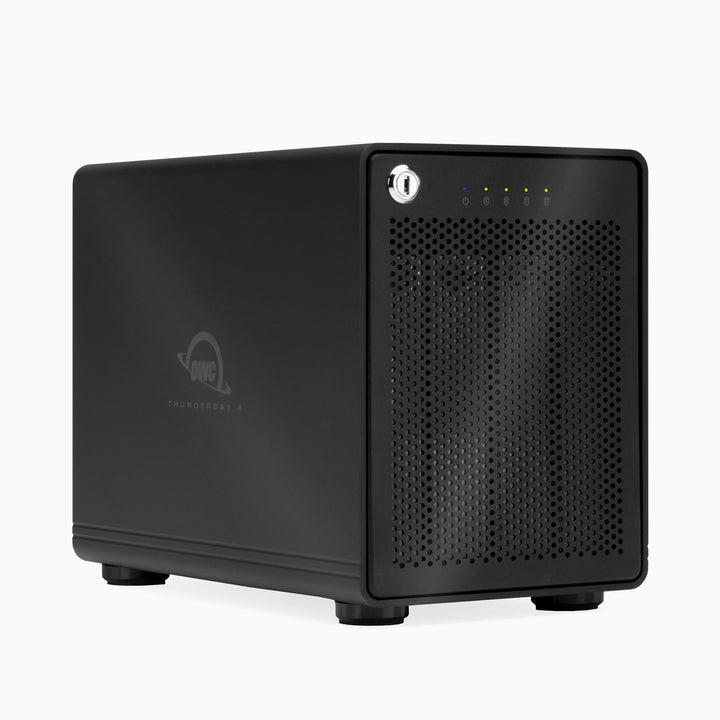 OWC ThunderBay 4 (0 TB) RAID-fähiges externes Speichergehäuse mit 4 Einschüben und 2 x TB3-Anschlüss