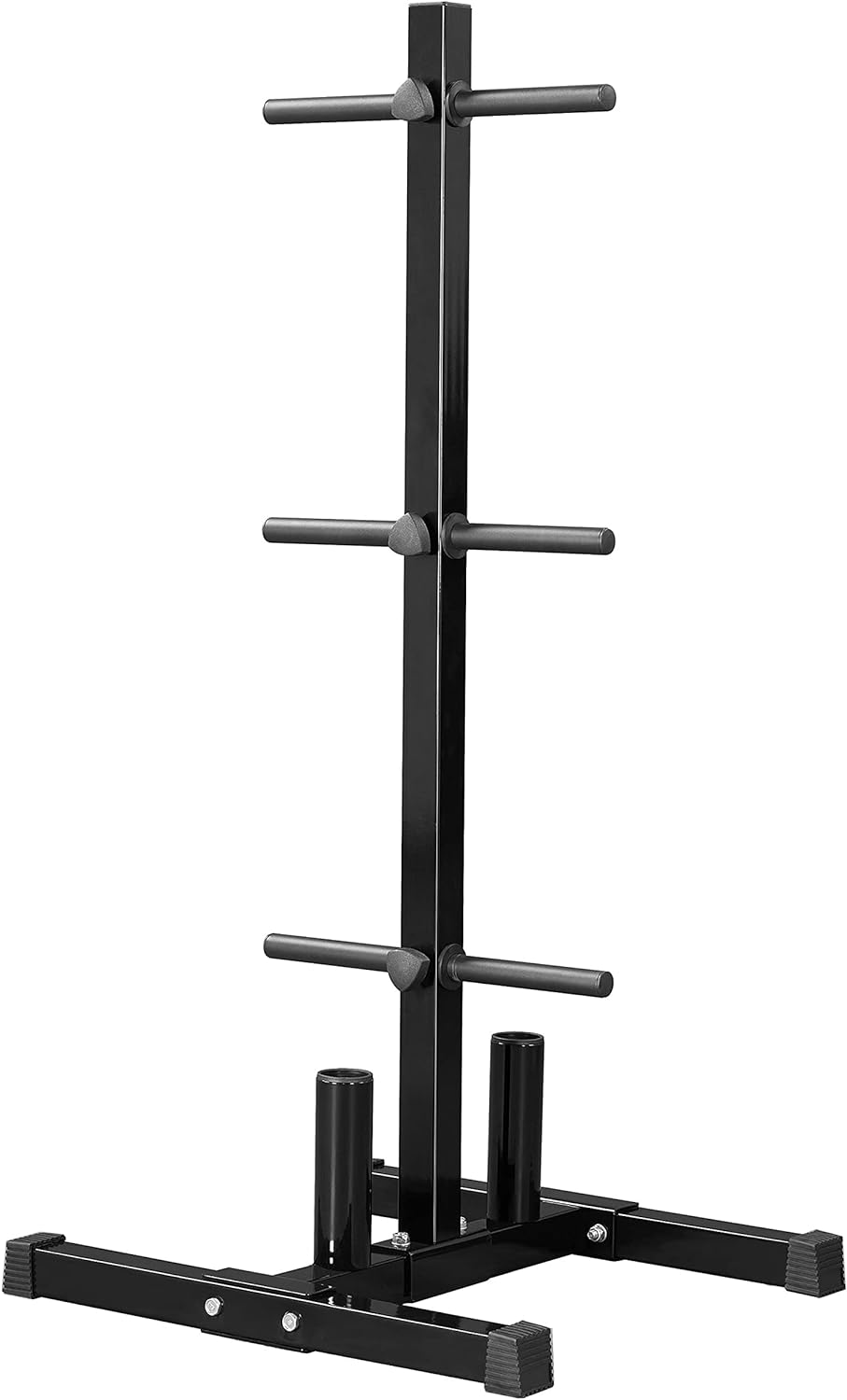 Yaheetech Hantelscheibenständer Hantelbaum Gewichtsständer 6 Stangen mit 30mm Scheibenaufnahmen Stah