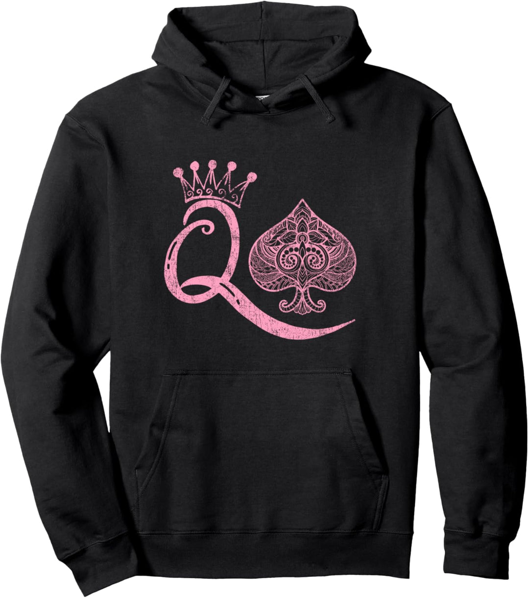 "Queen of Spades" Play Party Pullover Hoodie