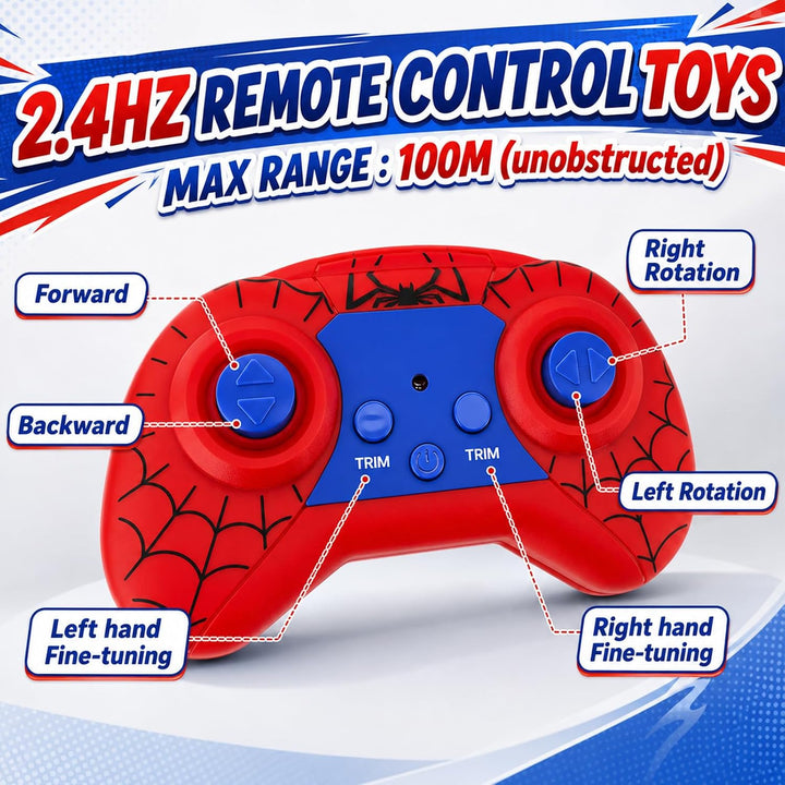 Ferngesteuerte Biene Spinne Spielzeug Auto, RC Wandkletterbiene mit 360° Rotation, Stunt RC Auto zum