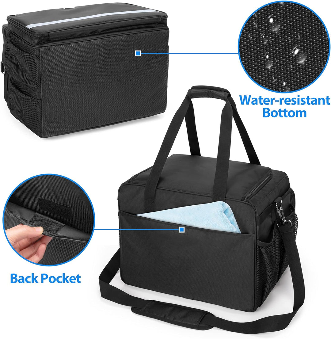 samdew Grosse Auto Wäsche Tasche, Auto Pflege Tasche für die Aufbewahrung von Auto Detaillierungs Zu