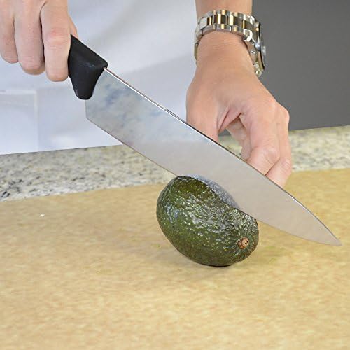 Victorinox Fibrox Kochmesser, Breites Universalmesser für Fleisch, Fisch, Gemüse und Kräuter, 25 cm,