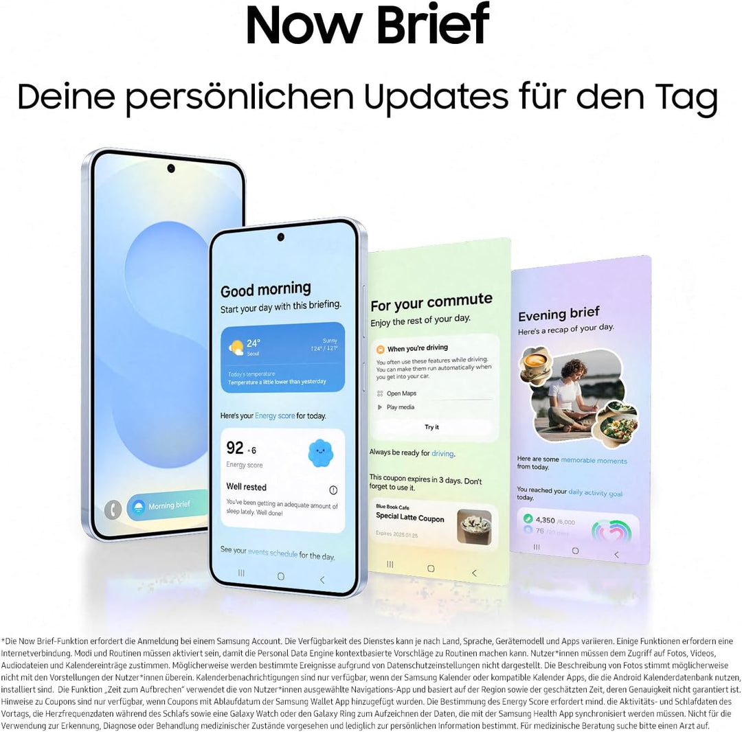 Samsung Galaxy S25 AI Smartphone mit Galaxy AI, 12 GB RAM, 128 GB Speicher, Navy, 3 Jahre Hersteller