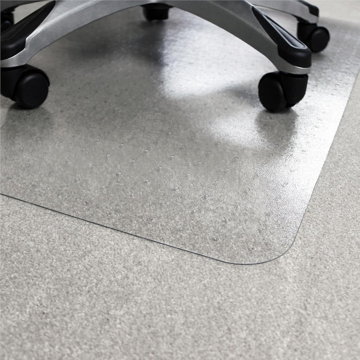 Marvelux Eco Enhanced Polymer Bürostuhl Bodenschutzmatte für Teppichböden, 90 x 120 cm rechteckig Bü
