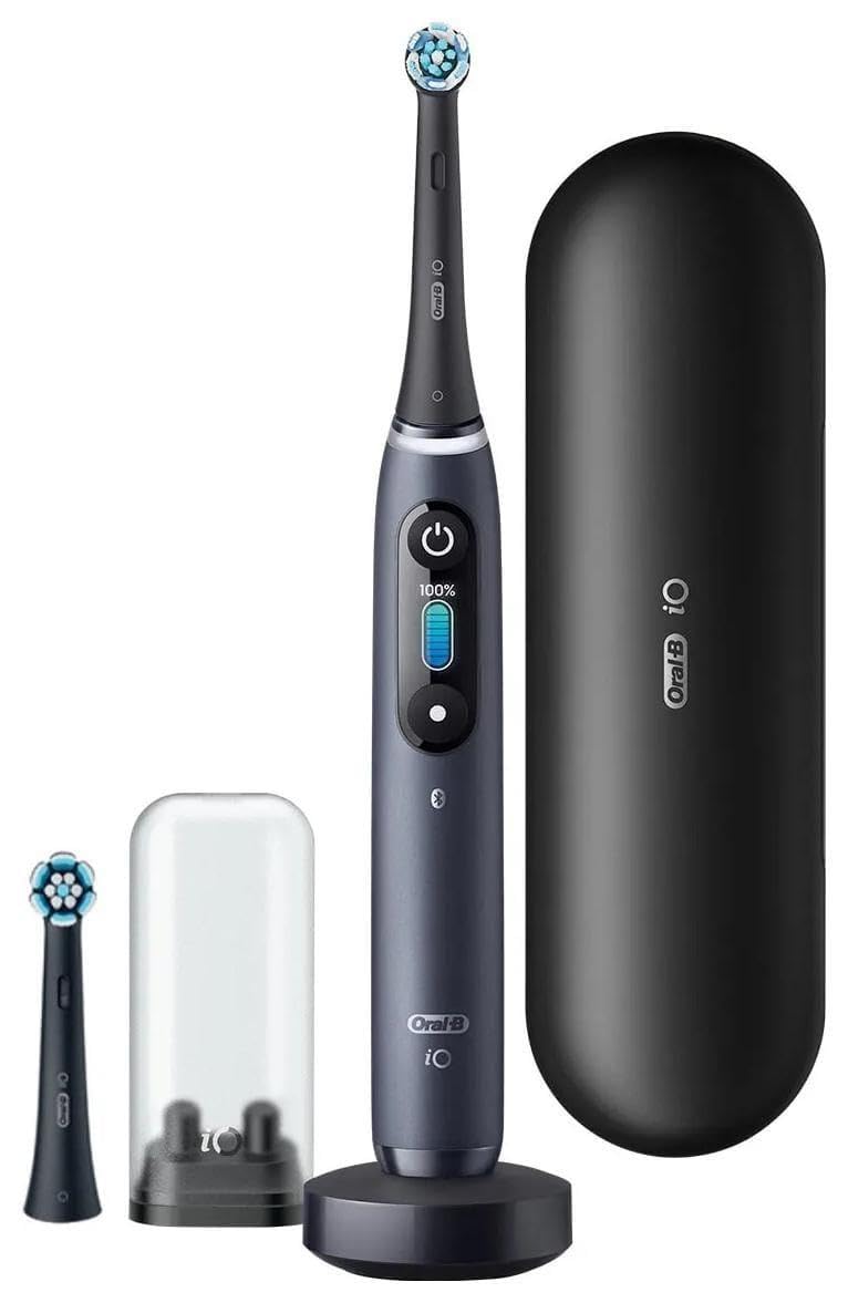 Oral-B iO Series 8 Elektrische Zahnbürste/Electric Toothbrush, 2 Aufsteckbürsten, 6 Putzmodi für Zah