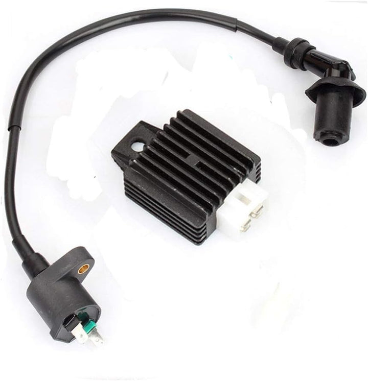 Motorradzündungsspulen, RILOER 5 Pins Roller CDI Box für Motor ATV Dirt Bikes Pit für GY6 50cc-125cc