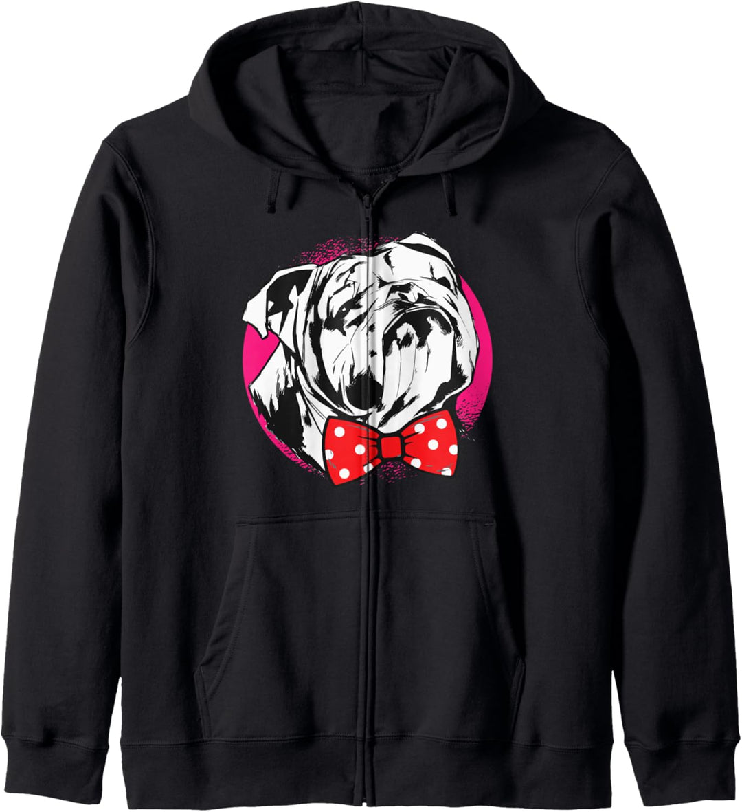 Hunde I Bulldoggen I Englische Bulldogge Kapuzenjacke