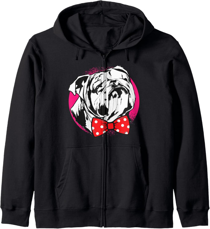 Hunde I Bulldoggen I Englische Bulldogge Kapuzenjacke