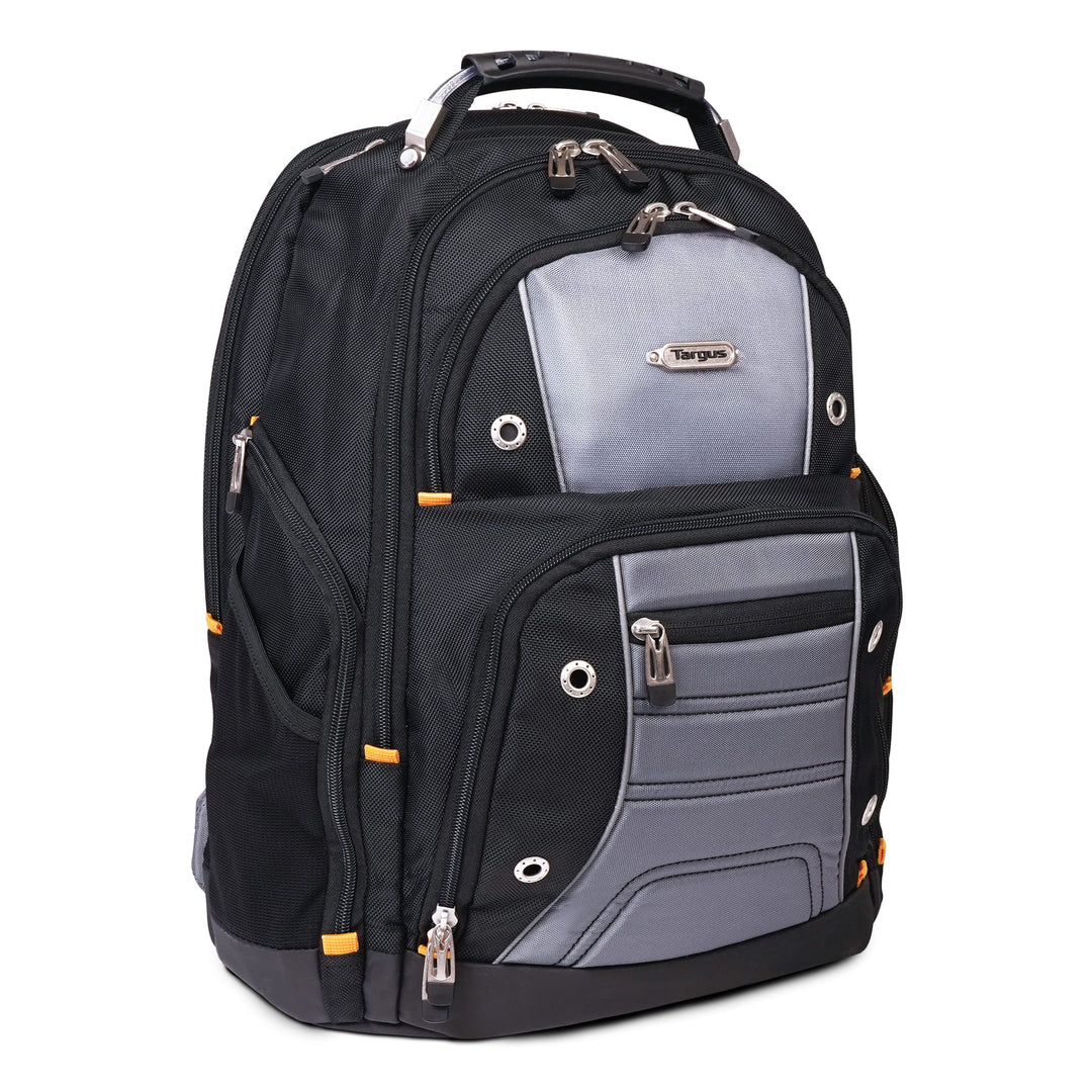 Targus DrifterTrek Backpack with USB Power Pass-Thru Port Schwarz/Grau 16" Zoll, Schwarz/Grau 16" Zo
