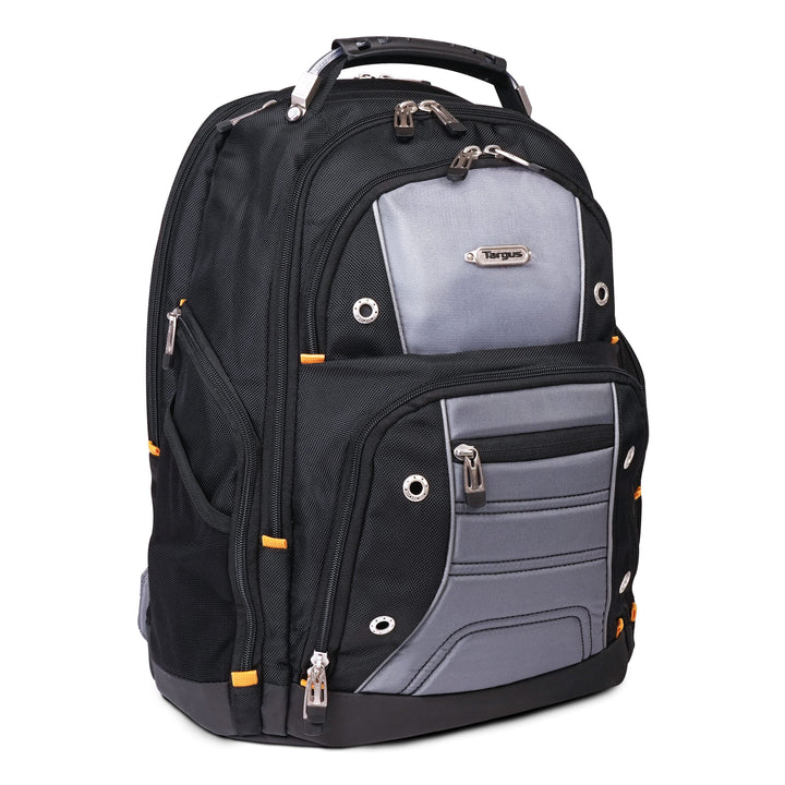 Targus DrifterTrek Backpack with USB Power Pass-Thru Port Schwarz/Grau 16" Zoll, Schwarz/Grau 16" Zo