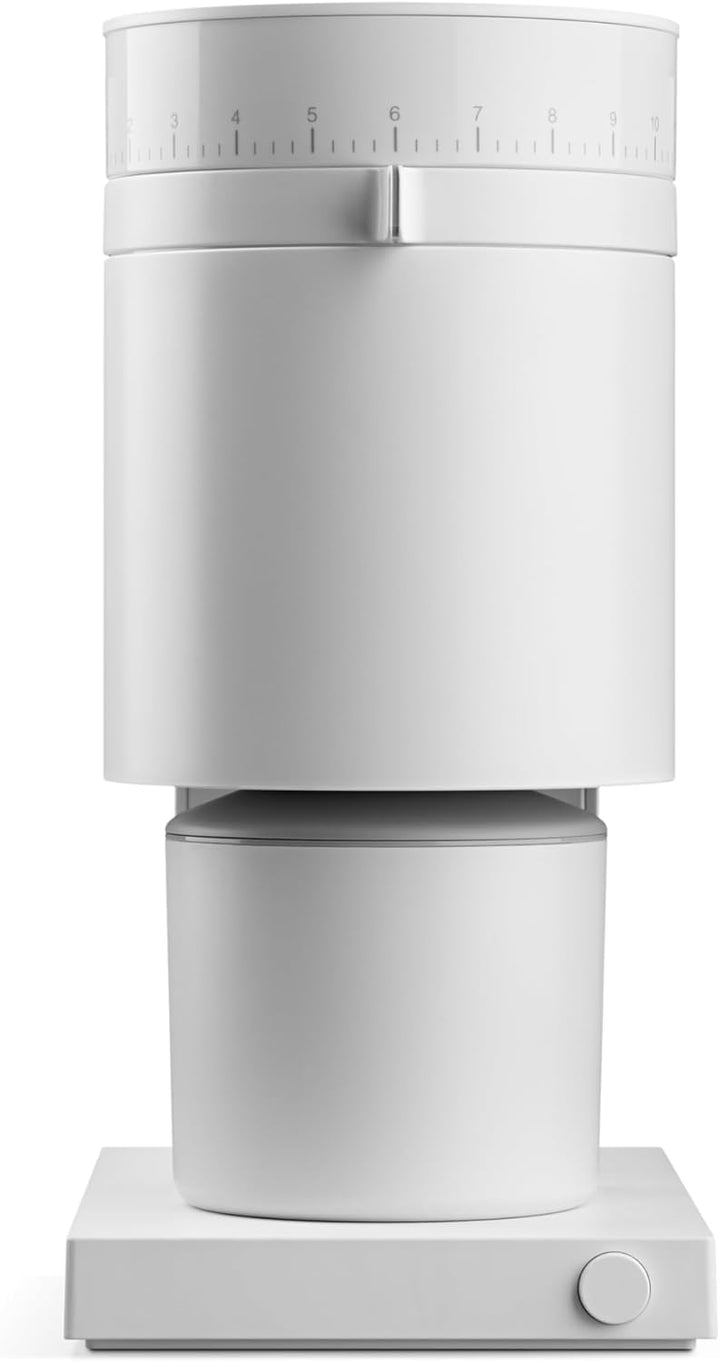 Fellow Opus Kegelmahlwerk-Kaffeemühle – Elektrische Allzweck-Kaffeemühle – Espressomühle mit 41 Eins