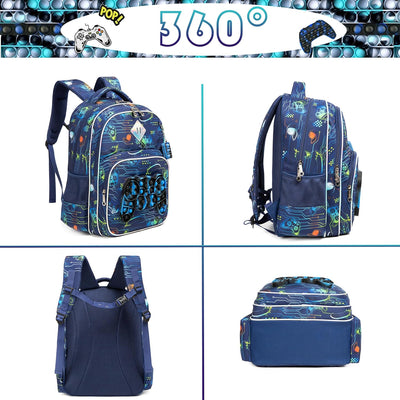 HTgroce Rucksack mit für Jungen, Kinderrucksack, Push It rucksack kinder, Kindertagesstätte, Vorschu