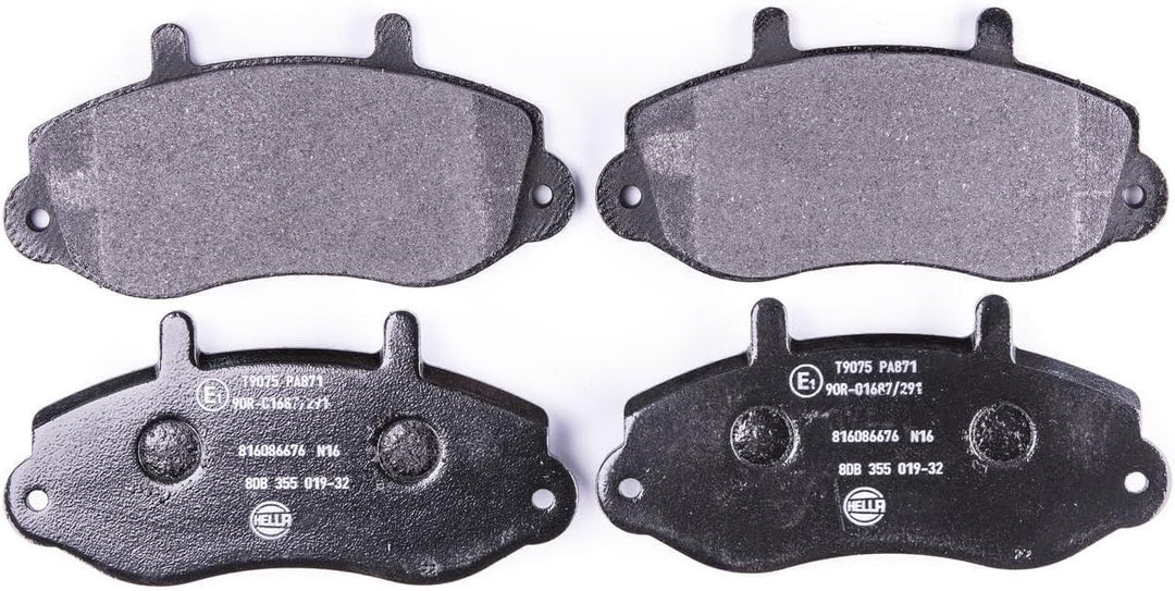 HELLA PAGID 8DB 355 019-321 Bremsbelagsatz - T9075 - Dicke/Stärke: 17.5mm - Bremssystem: Bosch - nic