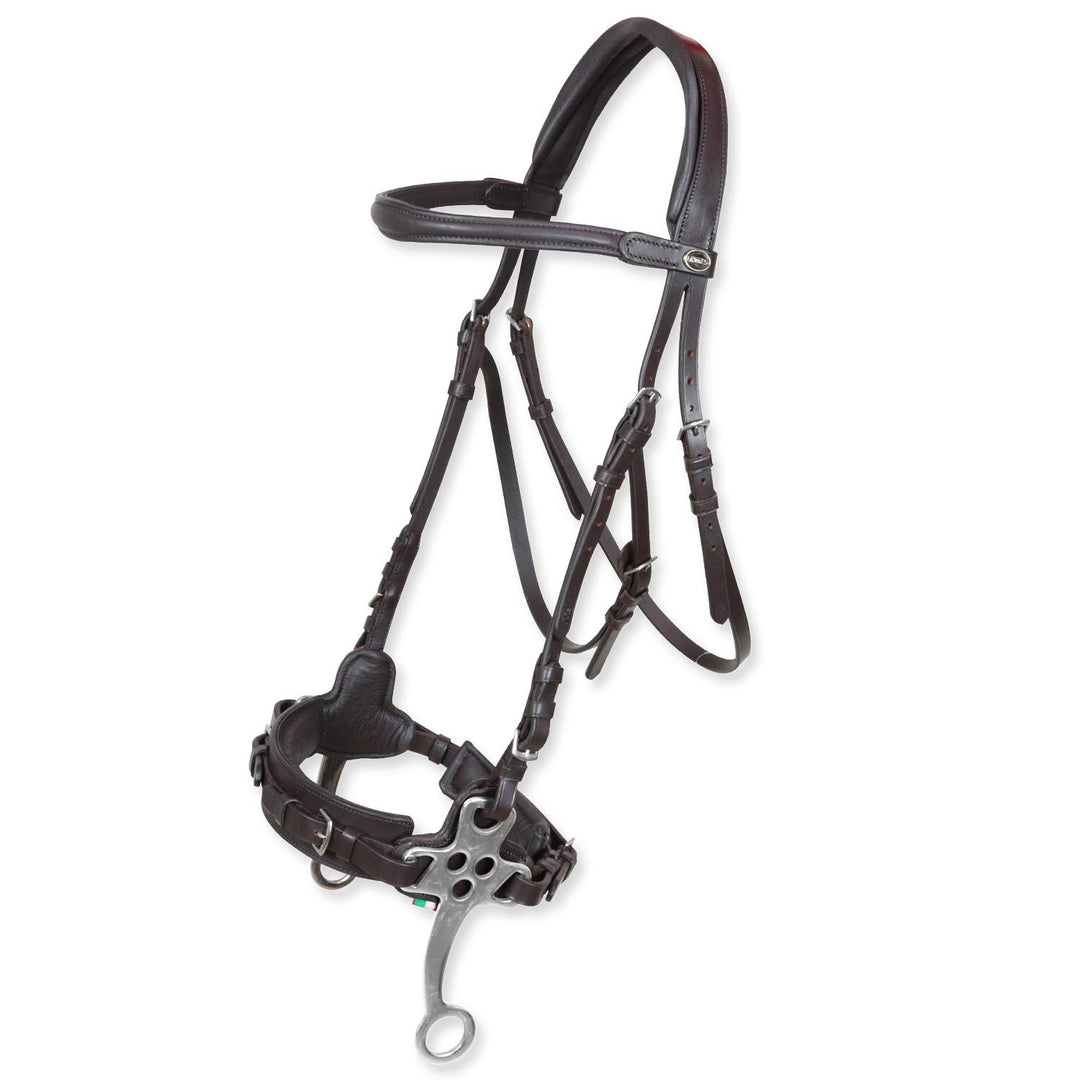Horses Trimmer mit Hackamore Hawke, Unverzichtbares Finish für Pferdeführung, erhältlich in verschie