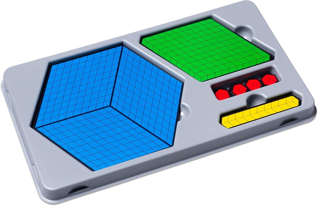 Betzold - Farbiger Zehnerbasis-Satz - Dezimalsystem Zehnersystem magnetisch Rot/Blau/Gelb/Grün Ja, R