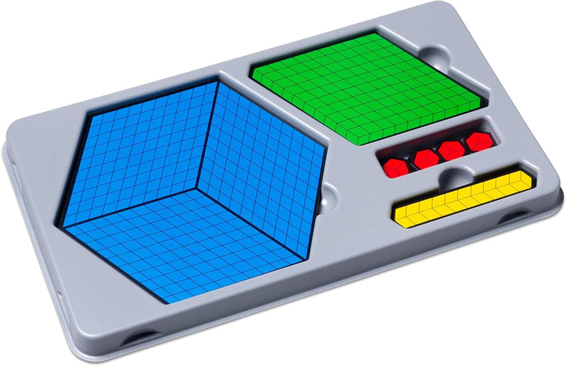 Betzold - Farbiger Zehnerbasis-Satz - Dezimalsystem Zehnersystem magnetisch Rot/Blau/Gelb/Grün Ja, R