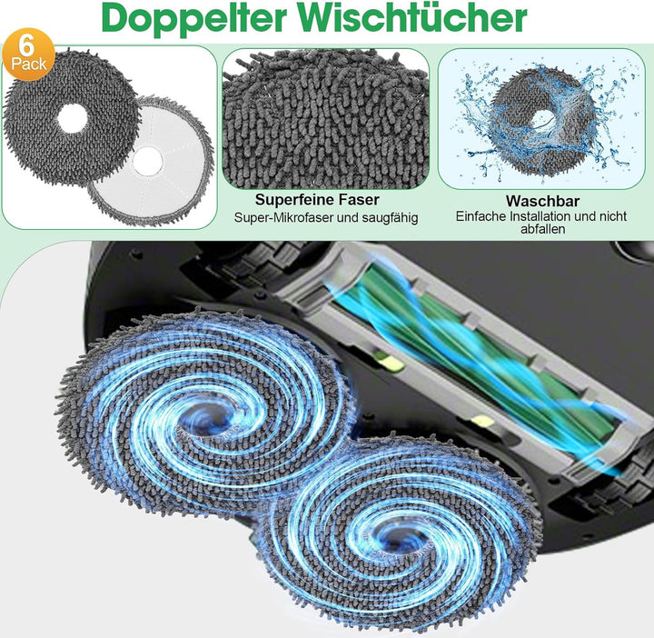 505 Zubehör für iRobot Roomba Plus 505 Combo / 405/507 Combo / 400/500 /506 Ersatzteile Zubehörset E