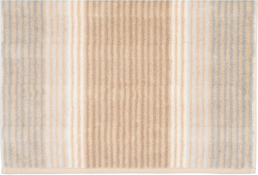 CAWÖ Home Handtücher Noblesse Cashmere Streifen 1056 Sand - 33 Duschtuch 80x150 cm, Duschtuch 80x150