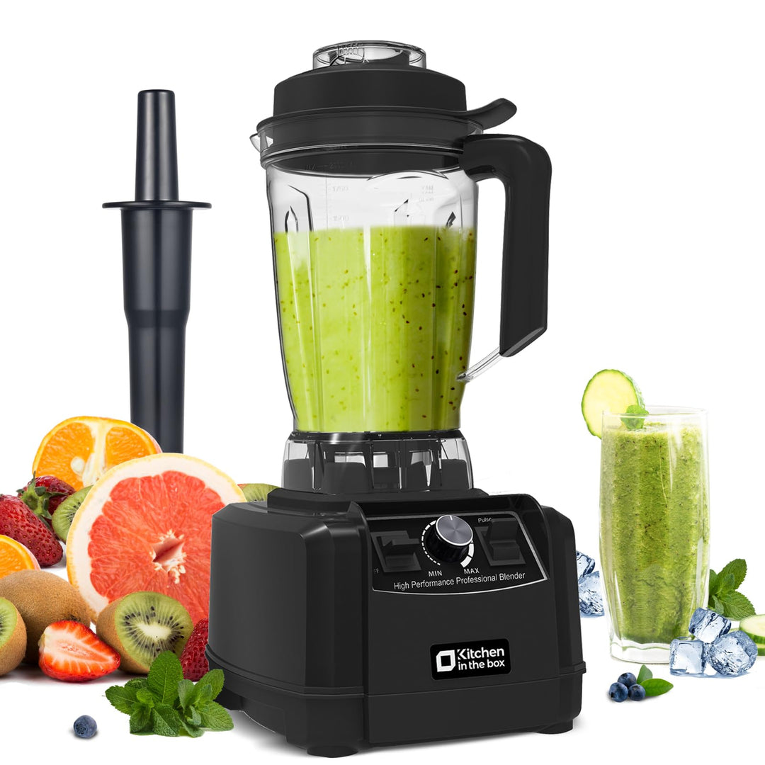 Kitchen in the box Mixer, 1500W Hochleistungs Standmixer 2L mit grossem Fassungsvermögen, 8 Edelstah