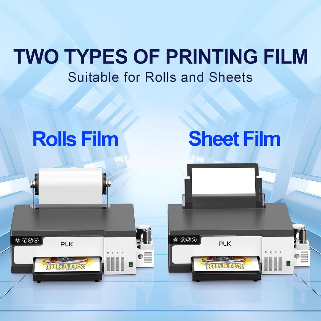 PLK A4 DTF Transferdrucker, L8058 DTF Maschine, dunkler und Heller Stoff, XP600 Direktdrucker mit we
