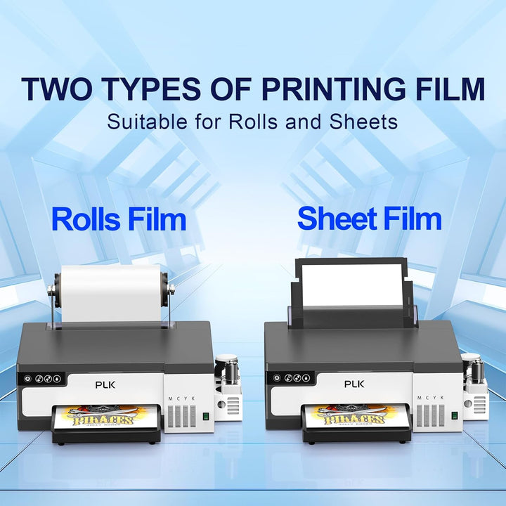 PLK A4 DTF Transferdrucker, L8058 DTF Maschine, dunkler und Heller Stoff, XP600 Direktdrucker mit we