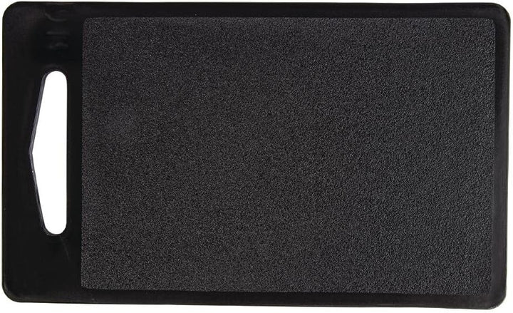 Hygiplas Bar Schneidebrett Schwarz 255mm - Schneidebrett mit griffigen Griffen und einfach zu reinig