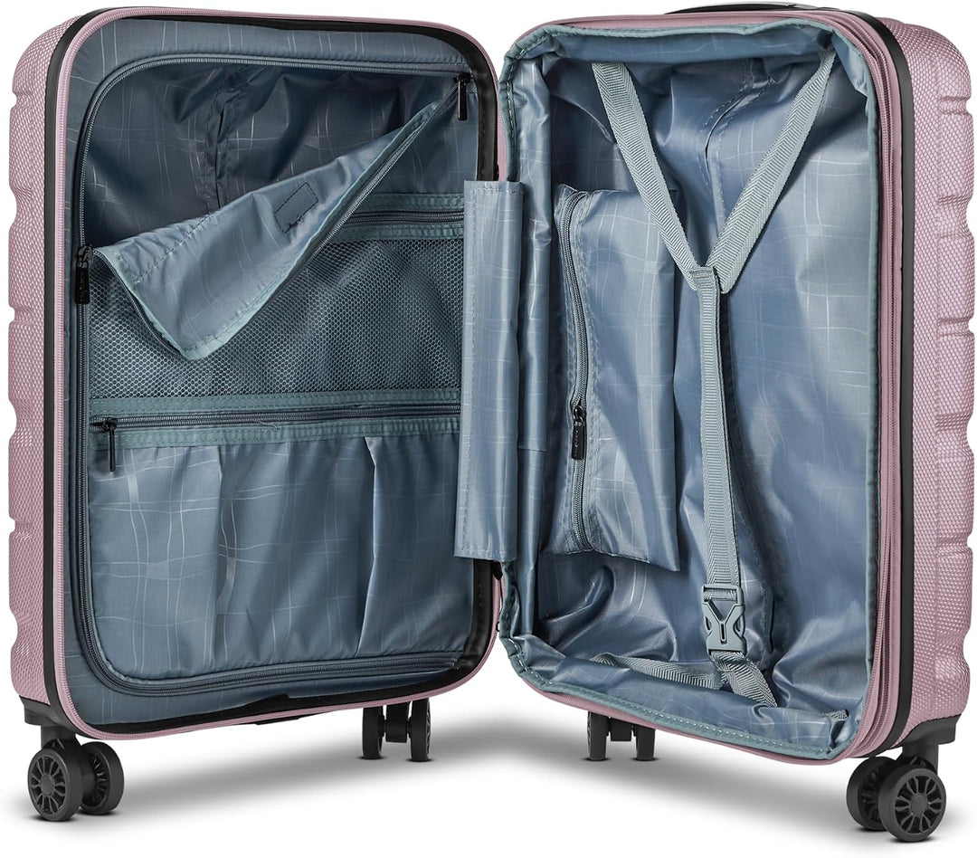 Franky Munich 4.0 Handgepäck Koffer | Hartschalen Trolley mit 4 Rollen, TSA-Zahlenschloss, Arretierb