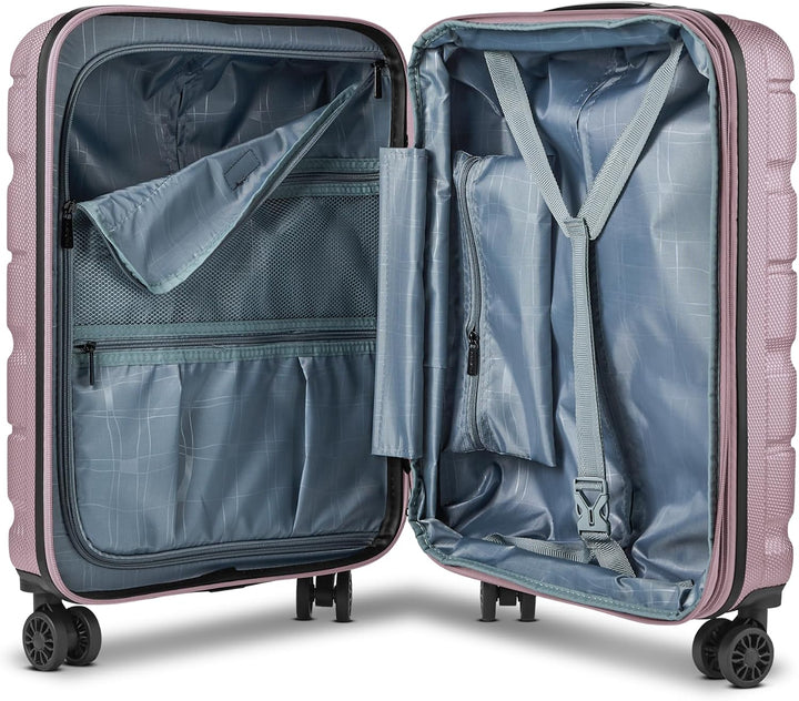 Franky Munich 4.0 Handgepäck Koffer | Hartschalen Trolley mit 4 Rollen, TSA-Zahlenschloss, Arretierb