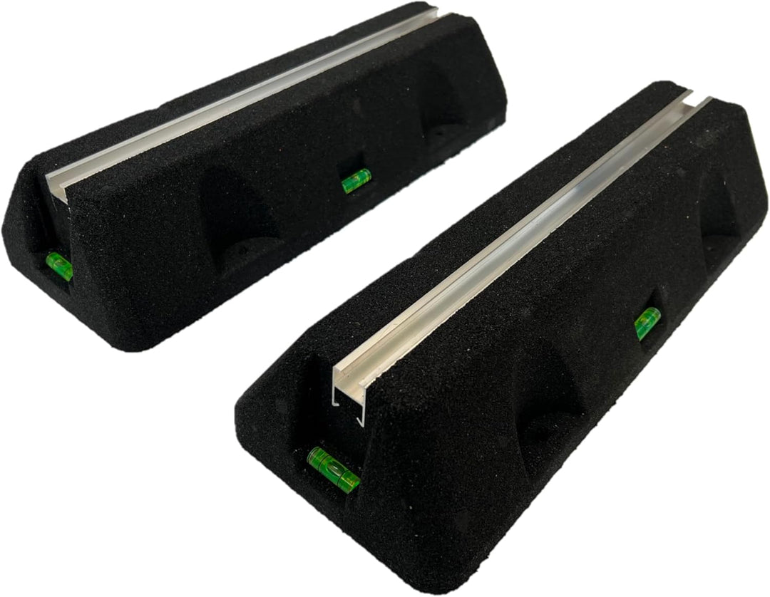 Dämpfungssockel Set 2x450 mm Bodenkonsole für Klimaanlagen, Wärmepumpen | 2 Stück Antivibrationsfüss