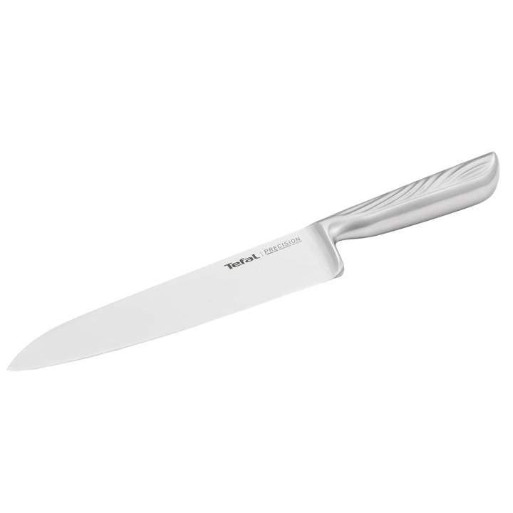 Tefal Precision Kochmesser 20 cm, schärfstes Messer, 22°-Klingenwinkel, Eishärtungstechnologie, Well