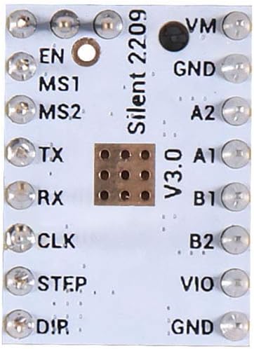 5pcs 3D-Drucker TMC2209 V3.0 Schrittmotortreiber, TMC2209 Schrittmotortreibermodul mit Kühlkörper-Mu