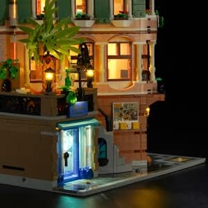 BRIKSMAX Led Beleuchtungsset für Lego Creator Expert Boutique-Hotel - Compatible with Lego 10297 Bau