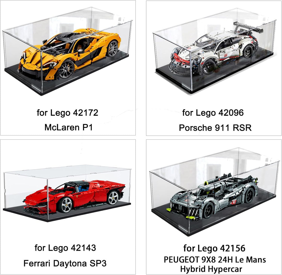 Acryl Vitrine Klar für Lego Actionfiguren Funko Pop Modell Skulptur Transparenter Plexiglas Display
