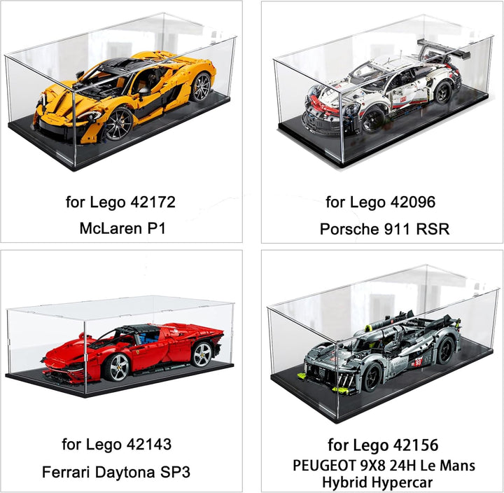 Acryl Vitrine Klar für Lego Actionfiguren Funko Pop Modell Skulptur Transparenter Plexiglas Display