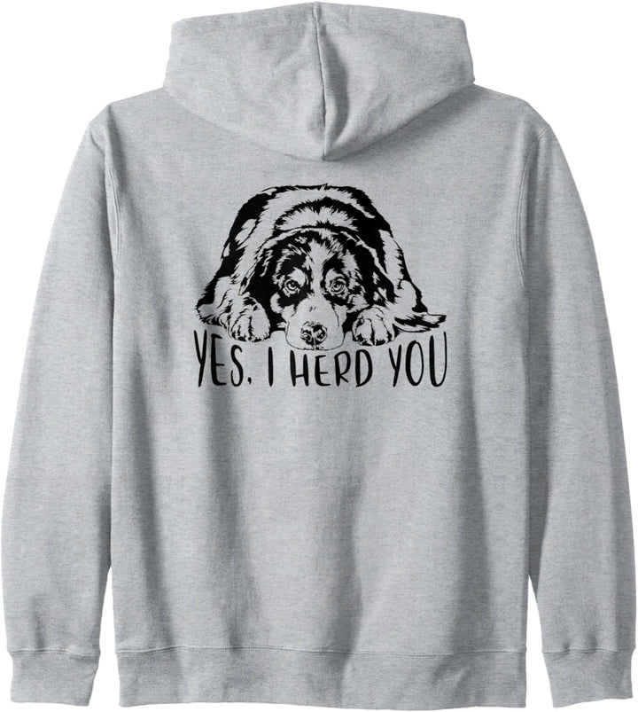Australian Shepherd I herd you Hütehund Aussie Hundespruch Kapuzenjacke