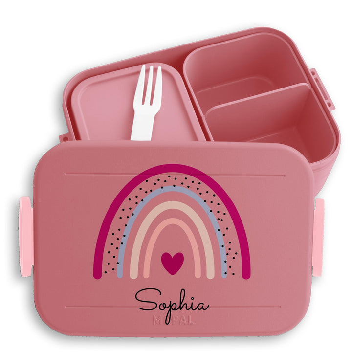 Kinder Bento Box Midi Lunchbox für Mepal Bentobox - Regenbogen Brotdose Regenbögen Vesperbox I - 900