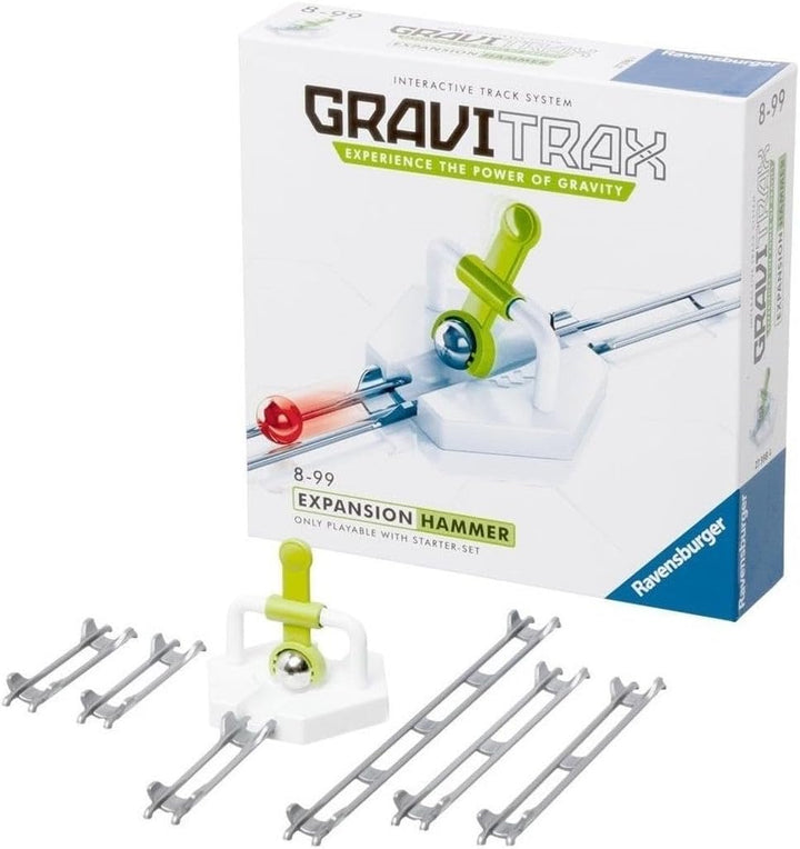 Ravensburger GraviTrax Hammer – Erweiterungszubehör Kugelbahn und Konstruktionsspielzeug für Kinder