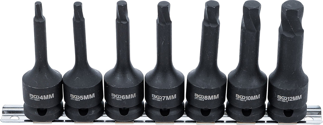 BGS 7004 | Schraubenausdreher-Satz | Antrieb Innenvierkant 12,5 mm (1/2") | für defekten Innensechsk
