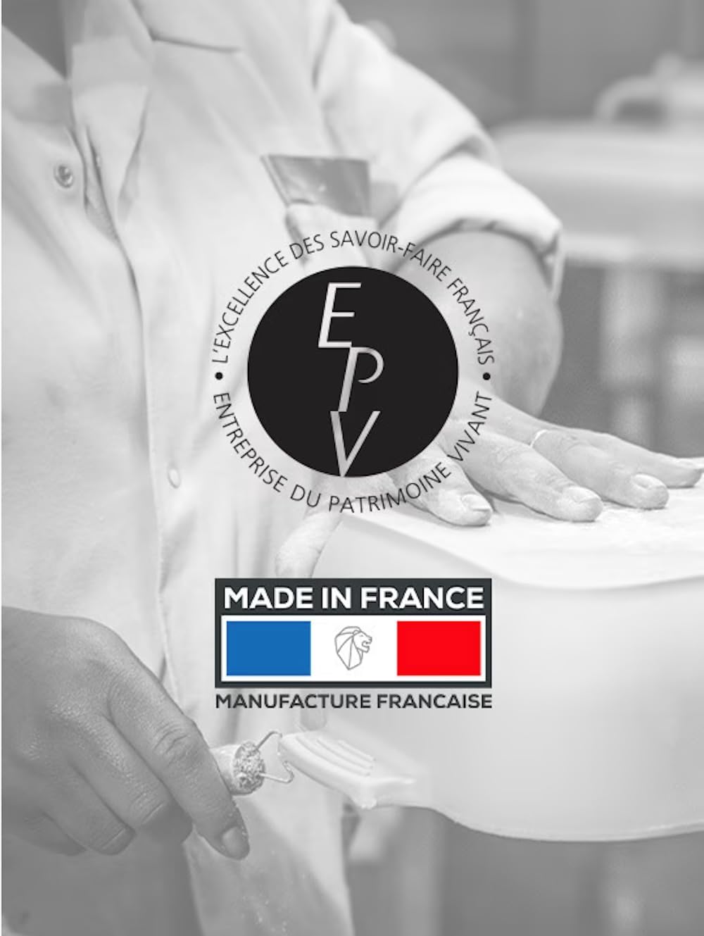 PEUGEOT - Terrine aus Keramik mit Presse - 20 cm x 11 cm x 7,5 cm - Inhalt: 0,65 L - 10 Jahre Garant