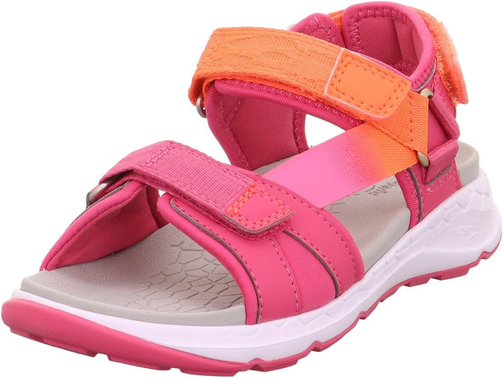 Superfit Mädchen Criss Cross Sandale 27 EU Pink Orange 5510, 27 EU Pink Orange 5510