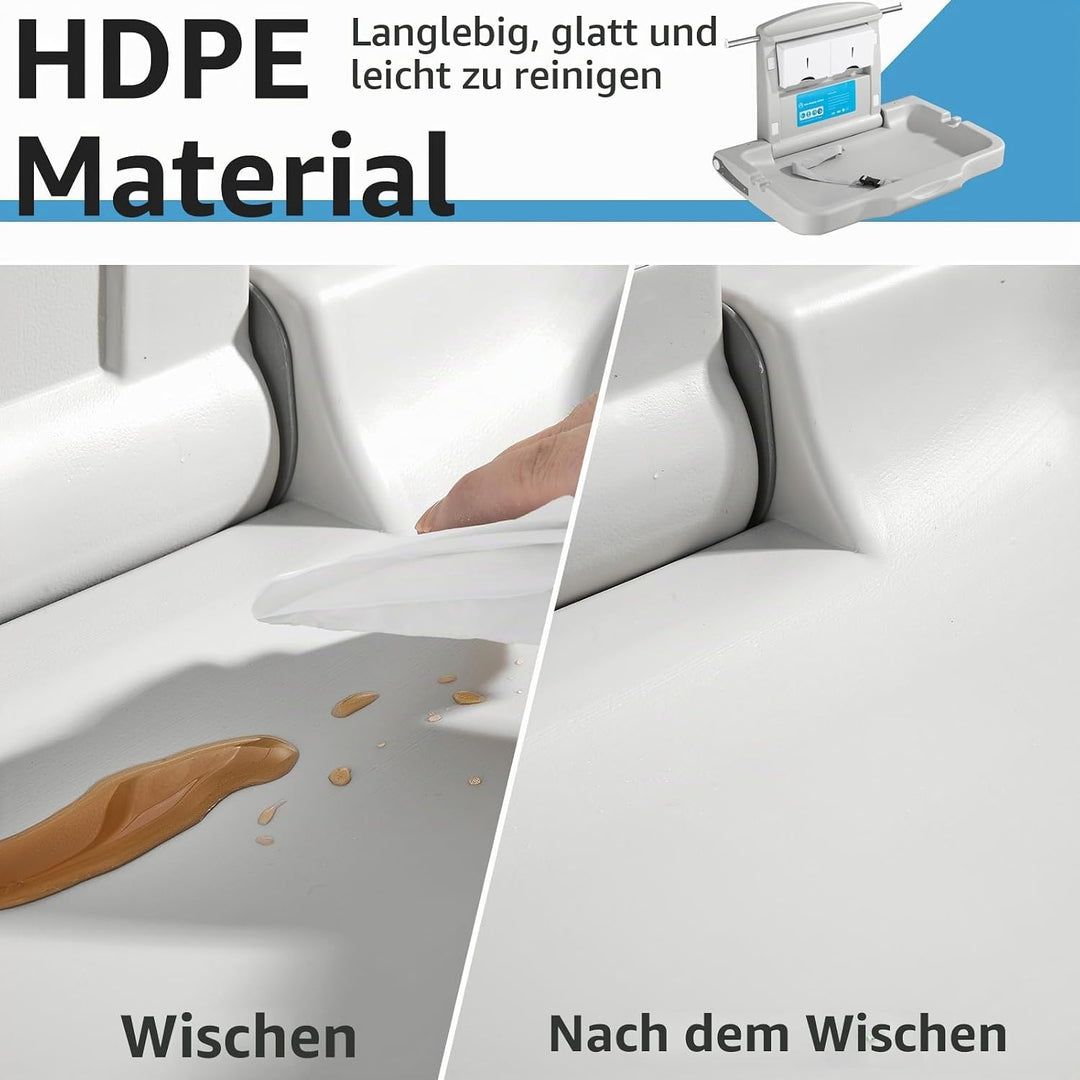 Wickelkommode Wandmontierter Wickeltisch Faltbare Wickelkommode Gewerbliche Toiletten Horizontal HDP