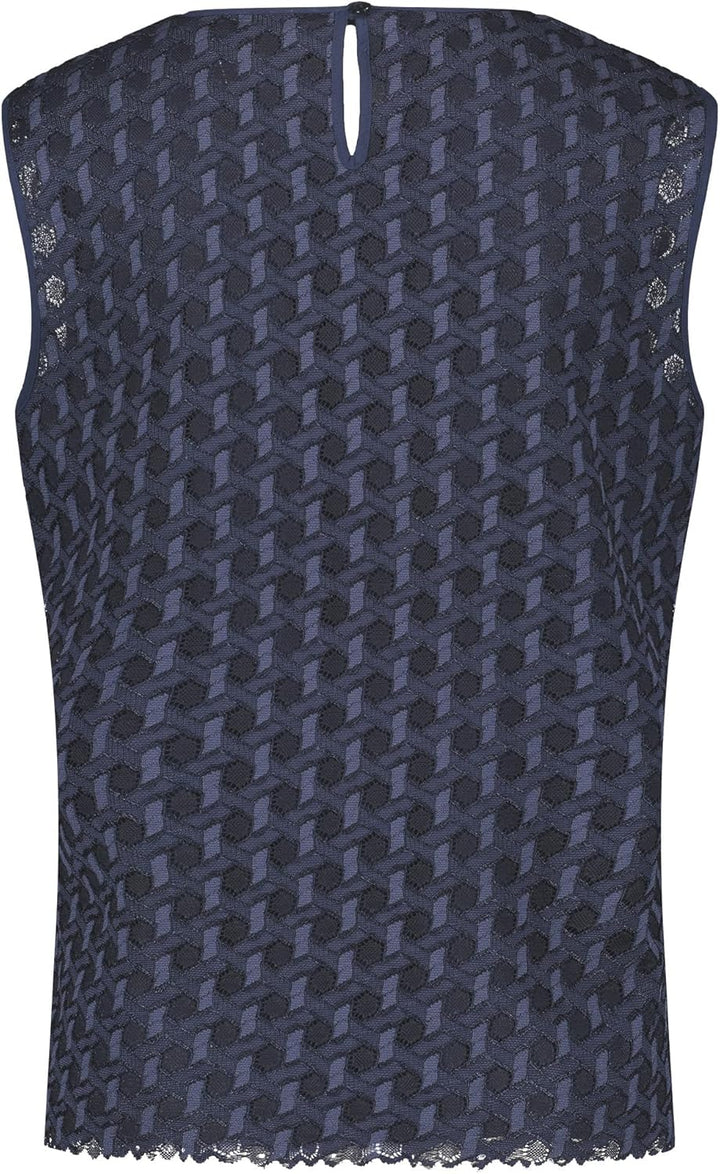 Gerry Weber Damen Bluse 44 Blueberry, 44 Blueberry
